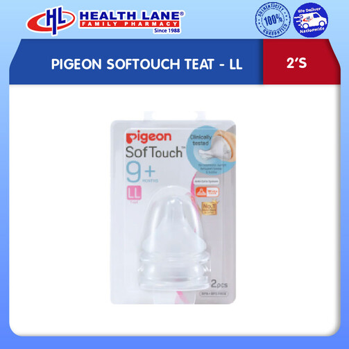 PIGEON SOFTOUCH TEAT 2'S- LL
